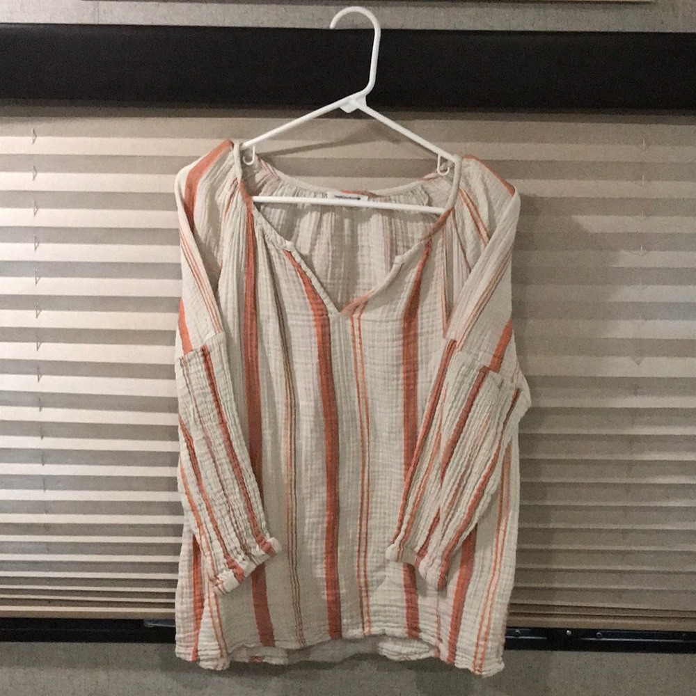 Beach Lunch Lounge Collection, orange & cream, L